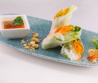 Vietnamese Roll Restaurante Sen Lin en Grand Velas Riviera Nayarit